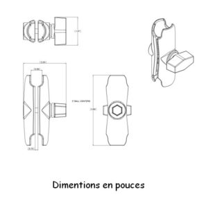 Bras standard pour boule B – Image 4