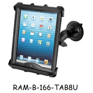 Kit Support à simple ventouse pour Tablettes 10'' durcies