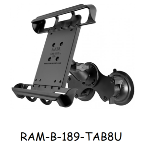 Kit Support à double ventouse pour Tablettes 10'' durcies